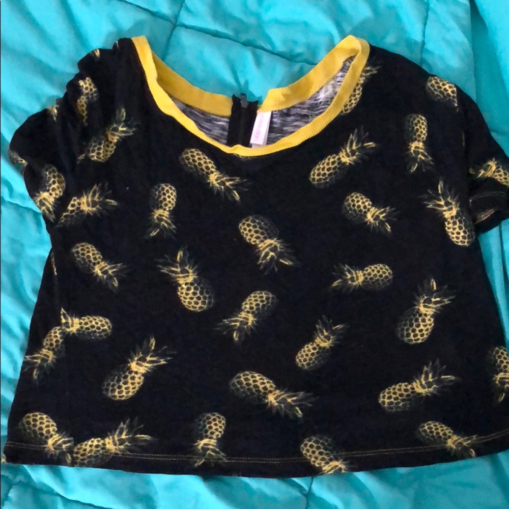 Pineapple crop top